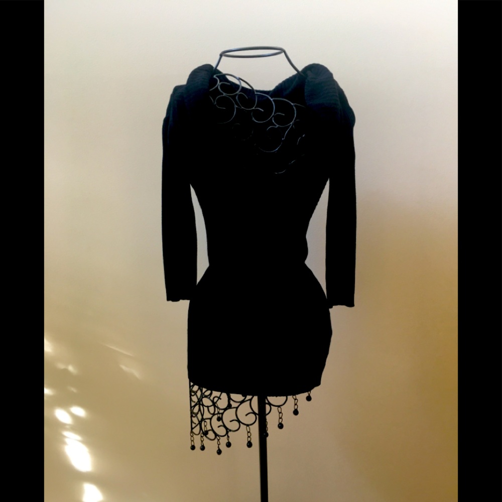 OXOXO Black Cowl Neck Sweater Size Small.